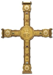 Handmade Sanctuary Cross with Gemstones
