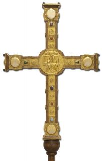 Handmade Sanctuary Cross with Gemstones