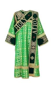 green protodeacon vestment