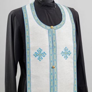viscose rayon epitrachelion with crosses