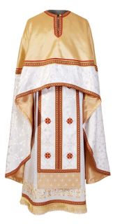 white priest vestment
