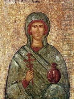 mounted icon of St Anastasia