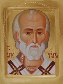 icon of holy apostle aristarchus