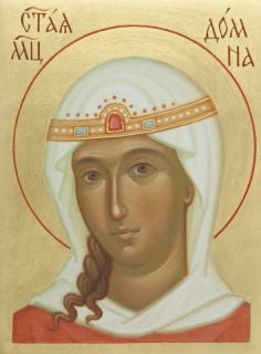 Icon of St Domna