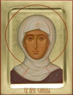 icon of st emily of caesarea