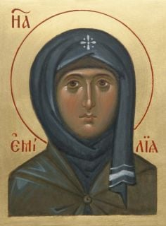 icon of st emily of caesarea