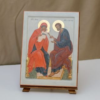saints joachim and anna icon