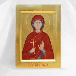st Lydia the Martyr icon hand-painted