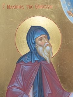 dionysius the areopagite and st maximus the confessor icon