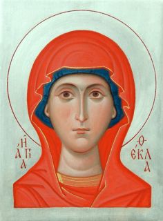 icon of st thecla of iconium