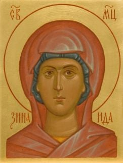 Icon of St Zenaida