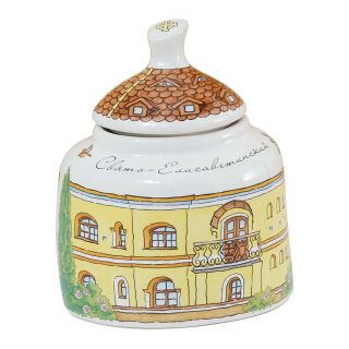 Ceramic sugar bowl a walk through the monastery