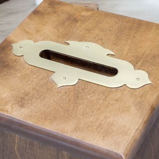 wooden church donation box