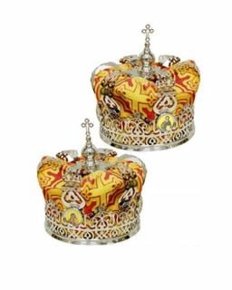 church wedding crowns