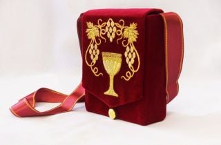 portable tabernacle with embroidery