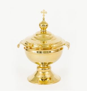 Big-sized vessel - situla is gilded