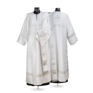 Blue deacon Vestment and orarion with crosses 