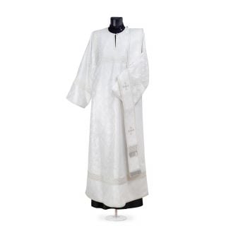 Blue deacon Vestment and orarion with crosses 