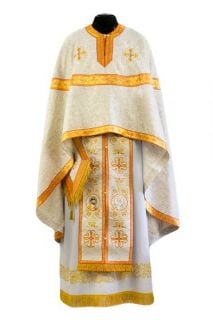 purple priest vestment