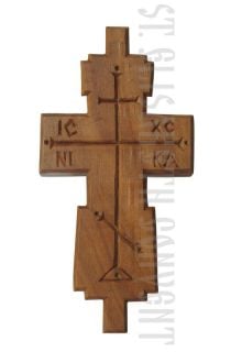 carved cross for monks