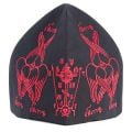 skufia for nuns with red threads embroidery