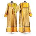 yellow deacon's vestment with embroidery