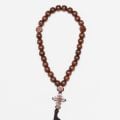 wooden 30-bead handmade rosary