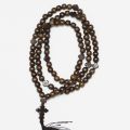 wooden 100-bead prayer rope with crosses