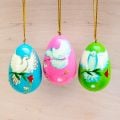Easter hanging eggs with doves