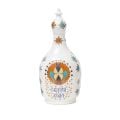 Ceramic Holy Water Bottle. Decal.