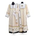 yellow deacon's vestment with embroidery