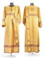 gold deacon vestment set with orarion and cuffs