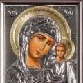 diptych folding icon of Theotokos and Jesus Christ