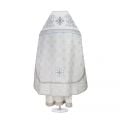 Russian-style priest vestment white velvet
