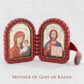 folding icon of the Mother of God of Kazan