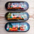 Glasses Case with Church Painting