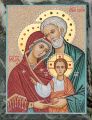 Holy Family Icon from Gemstones