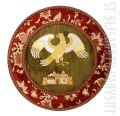 embroidered eagle rug