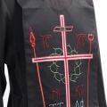 Great schema with red embroidered Golgotha and prayer