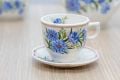 Cup & Saucer Set with an image of Cornflowers 