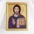 Handpainted Icon of Christ the Pantocrator (Mt. Sinai)
