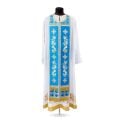 Russian-style Priest Vestment with embroidered lilies and beautiful cross