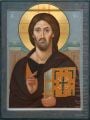 Handpainted Icon of Christ the Pantocrator (Mt. Sinai)