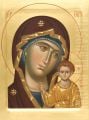 painted icon of the theotokos of kazan