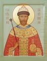 hand-painted shoulder-length hand-painted icon of Nicholas 2