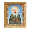 St Valentina of Minsk icon in carved frame