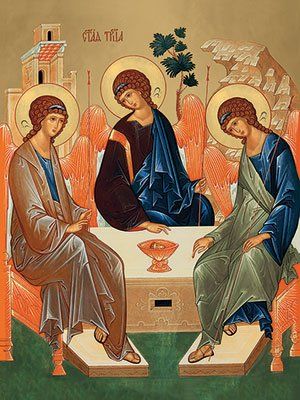 An icon of Holy Trinity Buy Made in the Workshops of St Elisabeth ...