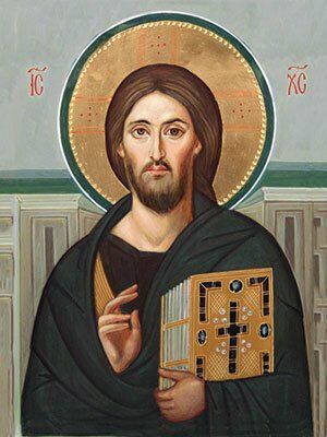 An Icon of Christ the Pantocrator Buy Made in the Workshops of St ...