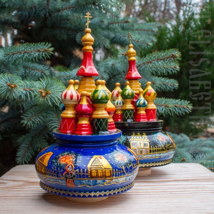 Wooden Handpainted Music Box