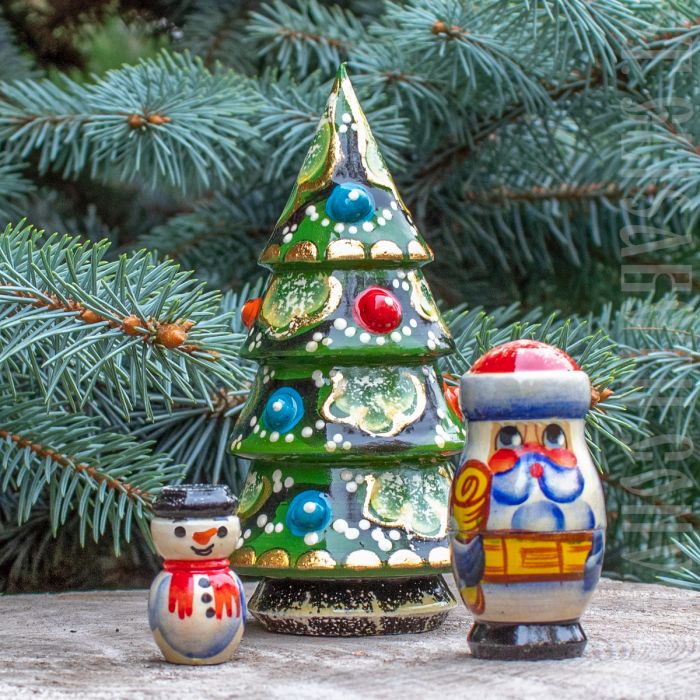 Christmas tree nesting dolls cheap